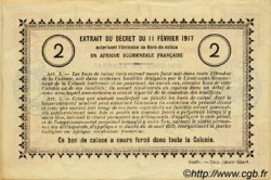 2 Francs SENEGAL  1917 P.03b XF