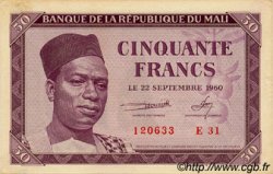 50 Francs MALI  1960 P.01 VZ+