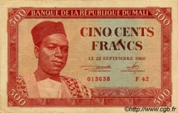500 Francs MALI  1960 P.03 VF