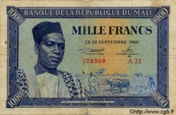 1000 Francs MALI  1960 P.04 VG