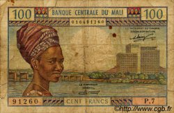 100 Francs MALI  1972 P.11 G
