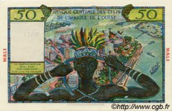 50 Francs Spécimen ESTADOS DEL OESTE AFRICANO  1956 P.-- SC+