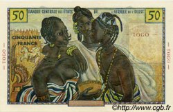 50 Francs Spécimen WEST AFRICAN STATES  1956 P.-- UNC