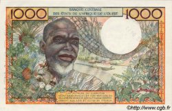 1000 Francs Spécimen WEST AFRICAN STATES  1960 P.--s UNC-