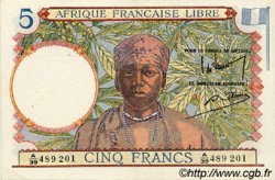 5 Francs FRENCH EQUATORIAL AFRICA Brazzaville 1941 P.06a AU