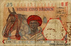 25 Francs  AFRIQUE ÉQUATORIALE FRANÇAISE Brazzaville 1941 P.07a