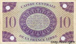 10 Francs Annulé AFRIQUE ÉQUATORIALE FRANÇAISE Brazzaville 1943 P.11s MBC+