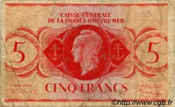 5 Francs AFRIQUE ÉQUATORIALE FRANÇAISE  1943 P.15c fS