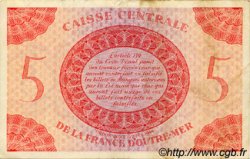 5 Francs FRENCH EQUATORIAL AFRICA  1943 P.15c VF+
