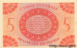 5 Francs AFRIQUE ÉQUATORIALE FRANÇAISE  1943 P.15f SPL a AU