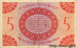 5 Francs FRENCH EQUATORIAL AFRICA  1943 P.15b VF