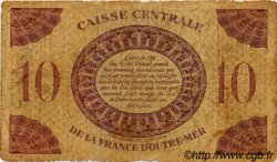 10 Francs FRENCH EQUATORIAL AFRICA  1943 P.16b VG