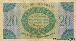 20 Francs FRENCH EQUATORIAL AFRICA  1943 P.17b F+