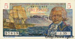 5 Francs Bougainville AFRIQUE ÉQUATORIALE FRANÇAISE  1946 P.20B AU