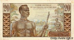 20 Francs Émile Gentil AFRIQUE ÉQUATORIALE FRANÇAISE  1946 P.22 VZ