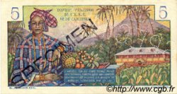 5 Francs Bougainville Spécimen AFRIQUE ÉQUATORIALE FRANÇAISE  1957 P.28s XF