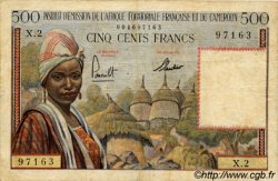 500 Francs FRENCH EQUATORIAL AFRICA  1957 P.33 F+