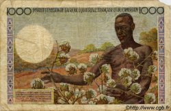 1000 Francs FRENCH EQUATORIAL AFRICA  1957 P.34 G