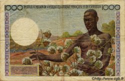1000 Francs FRENCH EQUATORIAL AFRICA  1957 P.34 VG