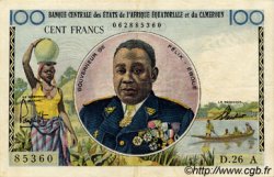 100 Francs EQUATORIAL AFRICAN STATES (FRENCH)  1961 P.01a MBC+