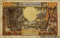 100 Francs EQUATORIAL AFRICAN STATES (FRENCH)  1962 P.03d VG