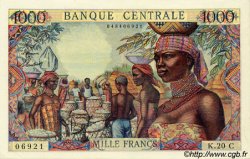1000 Francs EQUATORIAL AFRICAN STATES (FRENCH)  1962 P.05g EBC a SC