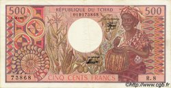 500 Francs CHAD  1980 P.06 VF