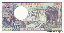 1000 Francs CHAD  1984 P.07 FDC