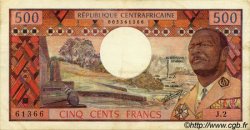 500 Francs CENTRAL AFRICAN REPUBLIC  1974 P.01 VF+