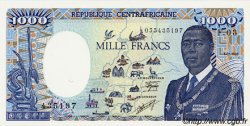 1000 Francs REPúBLICA CENTROAFRICANA  1986 P.16 SC+