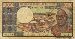 1000 Francs CONGO  1983 P.03e VG