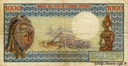 1000 Francs GABON  1974 P.03a F - VF