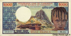 1000 Francs KAMERUN  1974 P.16a fST