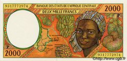 2000 Francs ESTADOS DE ÁFRICA CENTRAL
  1993 P.603Pa FDC