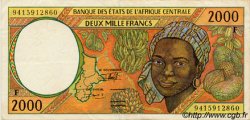 2000 Francs CENTRAL AFRICAN STATES  1994 P.303Fb VF+