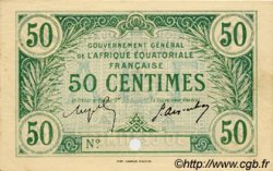 50 Centimes Épreuve AFRIQUE ÉQUATORIALE FRANÇAISE  1917 P.01b AU