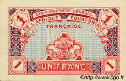 1 Franc AFRIQUE ÉQUATORIALE FRANÇAISE  1917 P.02a SC