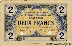2 Francs AFRIQUE ÉQUATORIALE FRANÇAISE  1917 P.03- fVZ