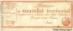 100 Francs FRANCIA  1796 Laf.201 SPL