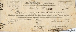 20 Francs FRANCE  1798 Laf.212 SPL
