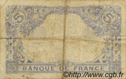 5 Francs BLEU FRANKREICH  1915 F.02.27 S