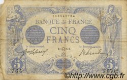 5 Francs BLEU FRANCIA  1915 F.02.29 q.BB