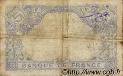 5 Francs BLEU FRANCIA  1916 F.02.35 MB