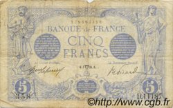 5 Francs BLEU FRANCIA  1916 F.02.38 BC