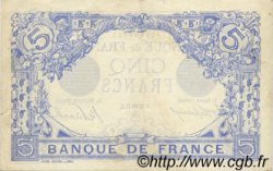 5 Francs BLEU FRANCIA  1917 F.02.47 SPL