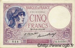 5 Francs FEMME CASQUÉE FRANKREICH  1932 F.03.16 fVZ