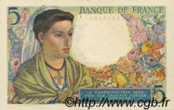 5 Francs BERGER FRANCE  1943 F.05.02 AU-