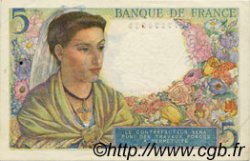5 Francs BERGER FRANCE  1943 F.05.03 AU-