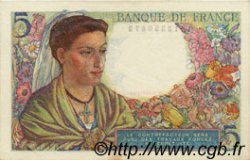 5 Francs BERGER FRANCIA  1945 F.05.06 FDC