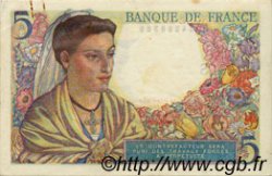 5 Francs BERGER FRANKREICH  1945 F.05.06 fST